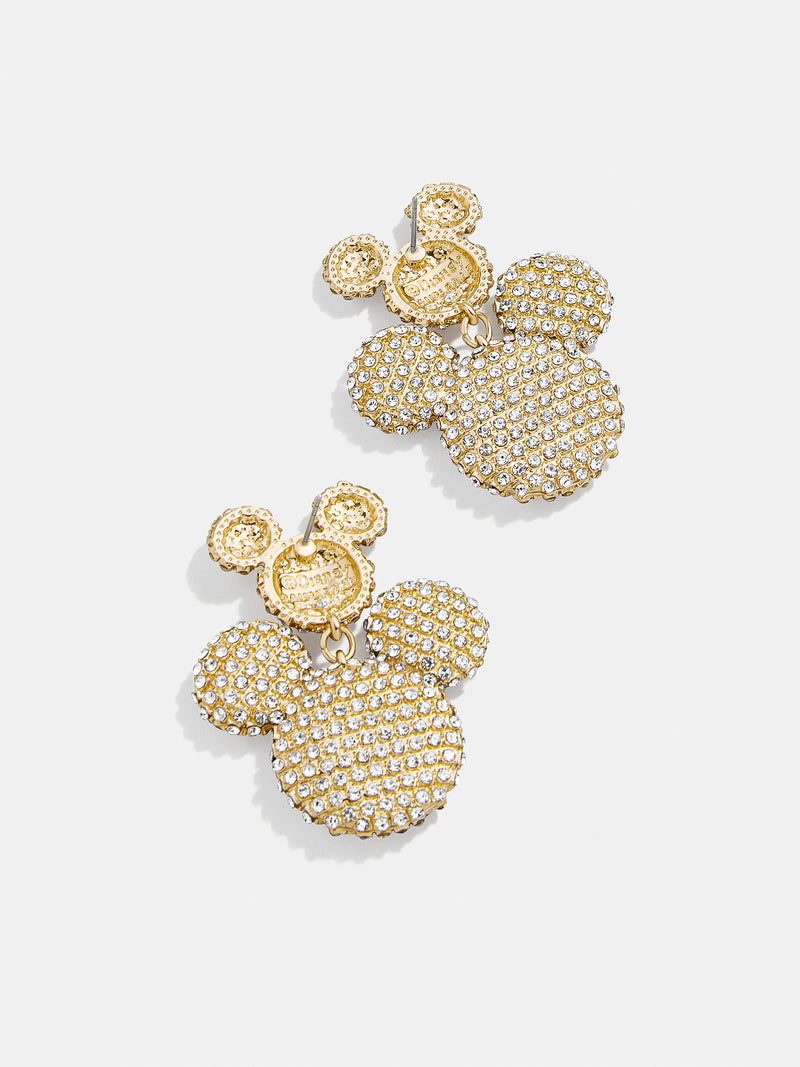BaubleBar Disney Mickey Mouse Pavé Statement Earrings - Gold/Pavé - 
    Enjoy 20% off - This Week Only
  
