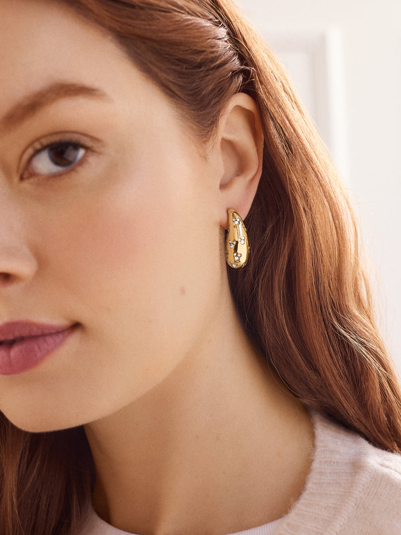 BaubleBar Disney Mickey Mouse Teardrop Earrings - Gold/Pavé - 
    Enjoy an extra 20% off sale - This Week Only
  
