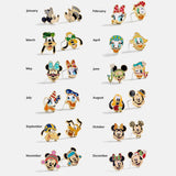 12 Months of Disney Earring Set - Light Multi