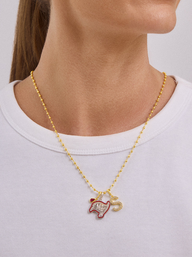 BaubleBar WEAR By Erin Andrews x BaubleBar Tampa Bay Buccaneers Cluster Charm - Tampa Bay Buccaneers - 
    NFL cluster charm
  
