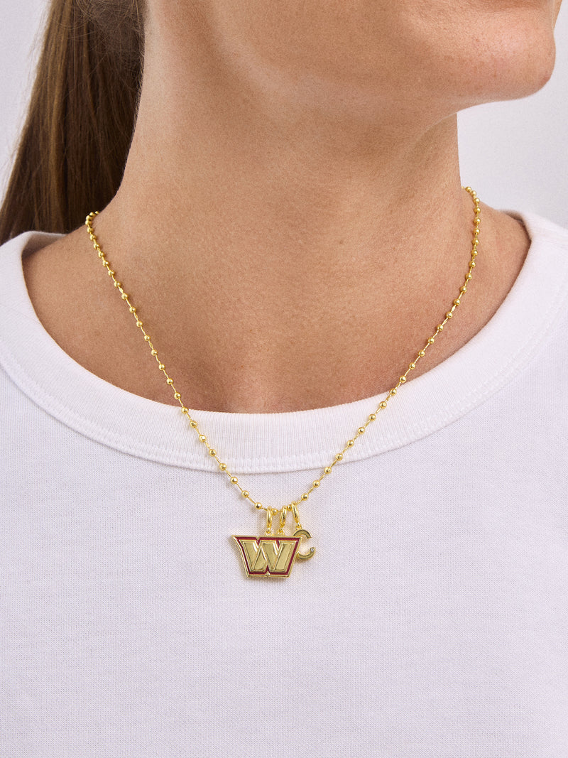 BaubleBar WEAR By Erin Andrews x BaubleBar Washington Commanders Cluster Charm - Washington Commanders - 
    NFL cluster charm
  
