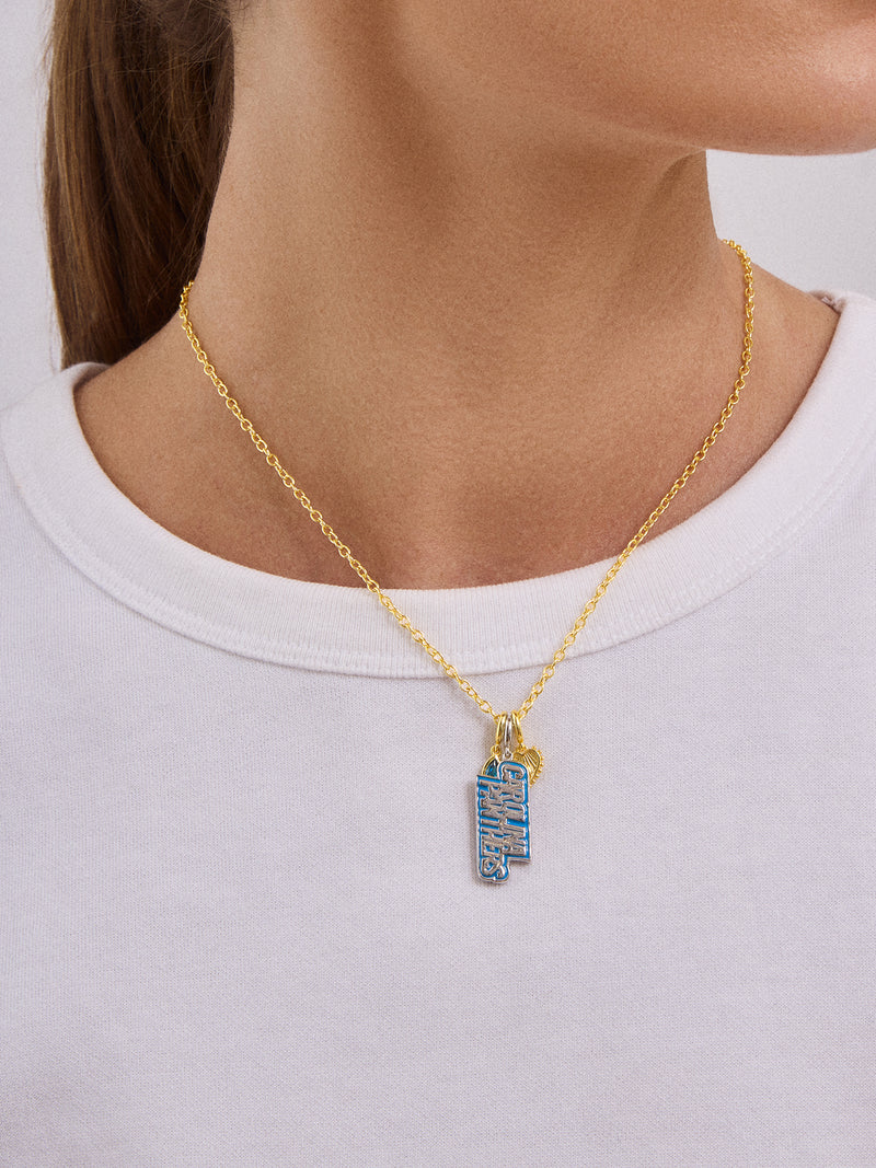 BaubleBar WEAR By Erin Andrews x BaubleBar Carolina Panthers Cluster Charm - Carolina Panthers - 
    NFL cluster charm
  
