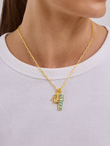 BaubleBar WEAR By Erin Andrews x BaubleBar Miami Dolphins Cluster Charm - Miami Dolphins - 
    NFL cluster charm
  
