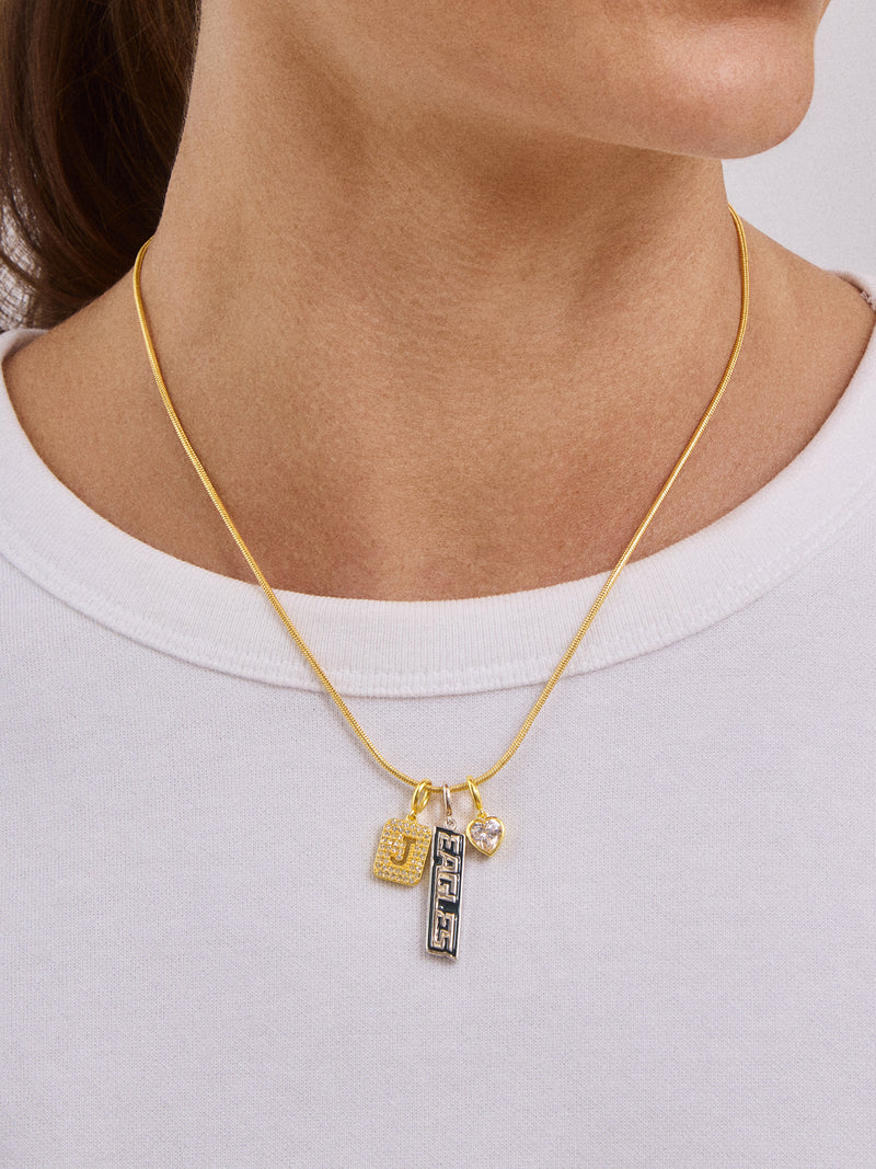 BaubleBar WEAR By Erin Andrews x BaubleBar Philadelphia Eagles Cluster Charm - Philadelphia Eagles - 
    NFL cluster charm
  
