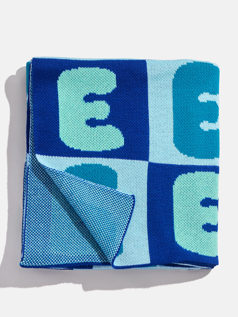 BaubleBar Bubble On Repeat Custom Blanket - Dark Blue/Light Blue - 
    Enjoy 20% off - This Week Only
  
