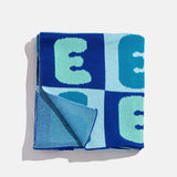 Bubble On Repeat Custom Blanket - Dark Blue/Light Blue