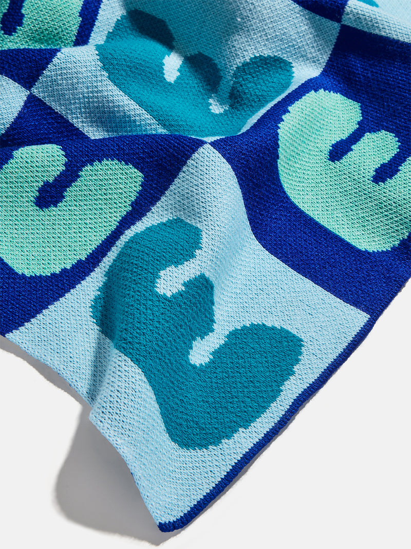 BaubleBar Bubble On Repeat Custom Blanket - Dark Blue/Light Blue - 
    Enjoy 20% off - This Week Only
  
