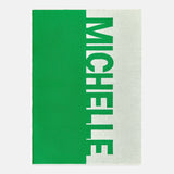 Down The Line Custom Blanket - Green/White