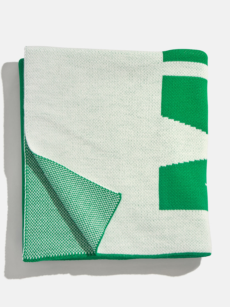 BaubleBar Down The Line Custom Blanket - Green/White - 
    Enjoy 20% off - This Week Only
  
