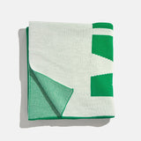 Down The Line Custom Blanket - Green/White
