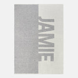 Down The Line Custom Blanket - Gray/White