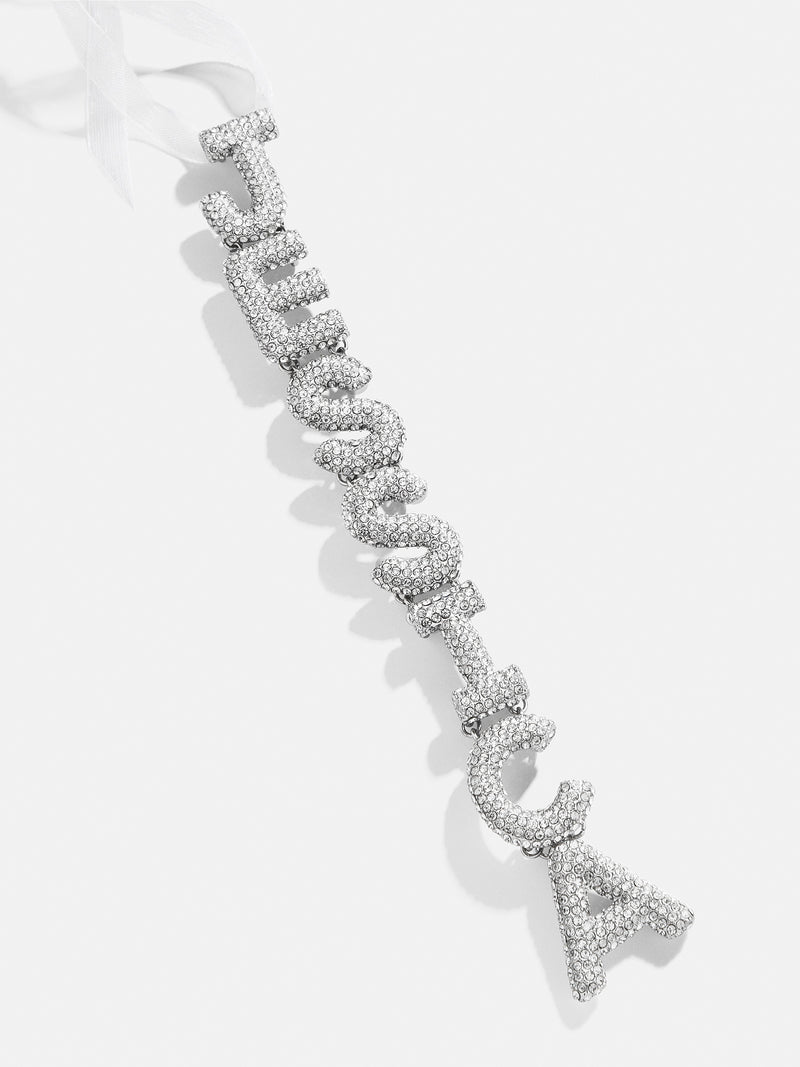 BaubleBar Love At Frost Sight Custom Ornament - Silver - 
    Custom Ornament
  

