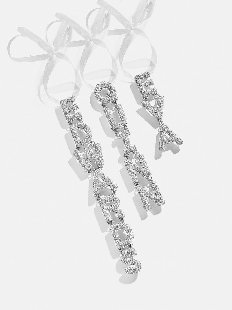 BaubleBar Love At Frost Sight Custom Ornament - Silver - 
    Custom Ornament
  
