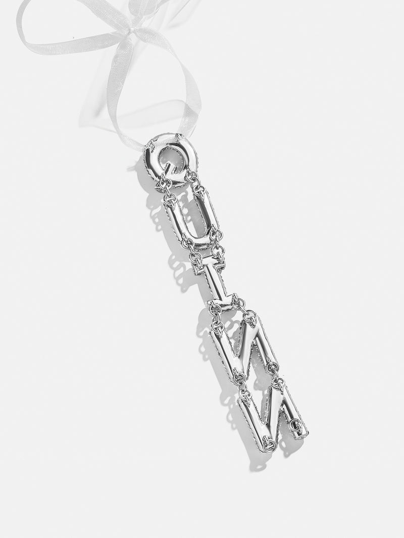 BaubleBar Love At Frost Sight Custom Ornament - Silver - 
    Custom Ornament
  
