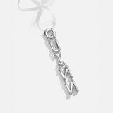 Love At Frost Sight Custom Ornament - Silver