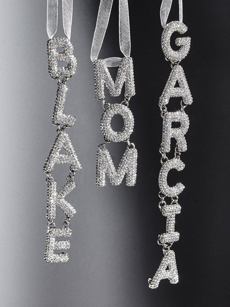 BaubleBar Love At Frost Sight Custom Ornament - Silver - 
    Custom Ornament
  

