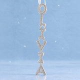 Love At Frost Sight Custom Ornament - Silver