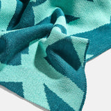 Ramble On Custom Blanket - Teal/Bright Teal