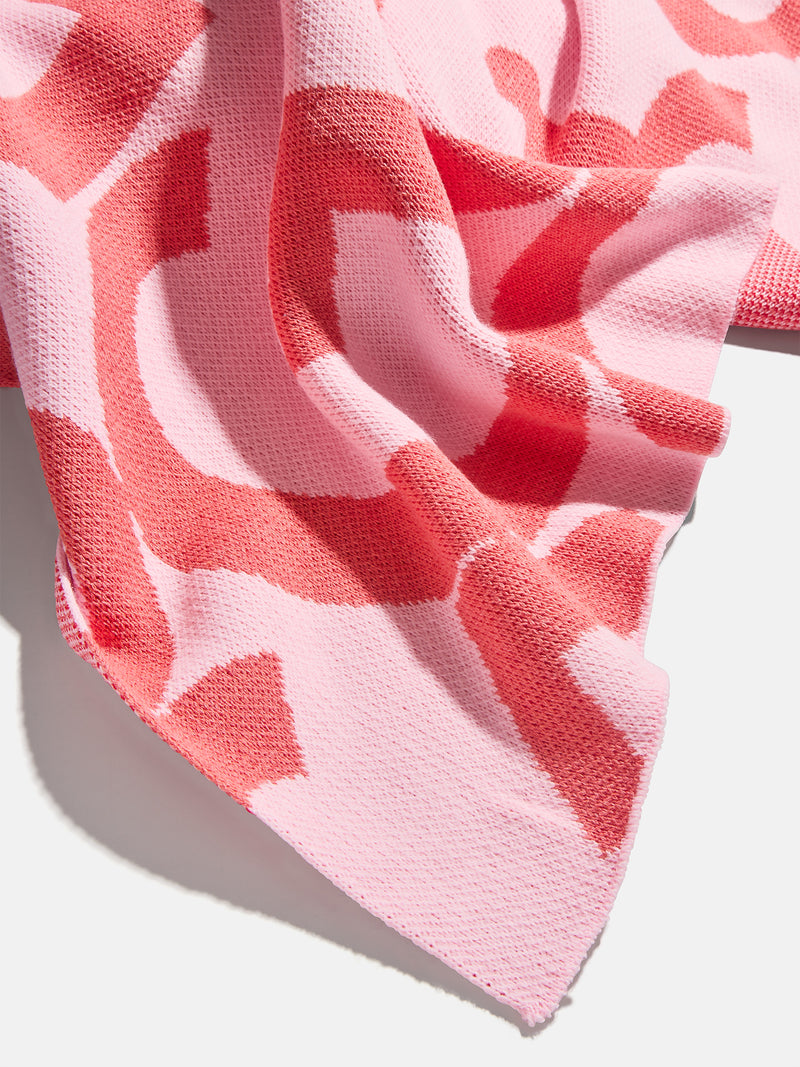 BaubleBar Ramble On Custom Blanket - Light Pink/Red - 
    Enjoy 20% off - This Week Only
  
