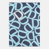 Ramble On Custom Blanket - Navy/Light Blue