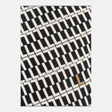 On A Loop Custom Blanket - Black/White