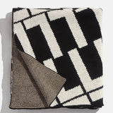 On A Loop Custom Blanket - Black/White