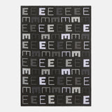 Upside Down & All Around Custom Blanket - Black/Gray