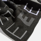Upside Down & All Around Custom Blanket - Black/Gray