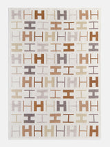 BaubleBar Upside Down & All Around Custom Blanket - White/Tan