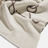 Script Ombre Name Custom Blanket - Beige/Brown