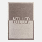 Spell It Out Custom Blanket - Light Brown/Dark Brown