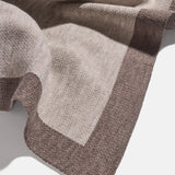 Spell It Out Custom Blanket - Light Brown/Dark Brown
