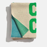 Ombre Name Custom Blanket - Green/Blue