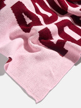 BaubleBar Ombre Name Custom Blanket - Red/Pink - 
    Custom, machine washable blanket in two sizes
  
