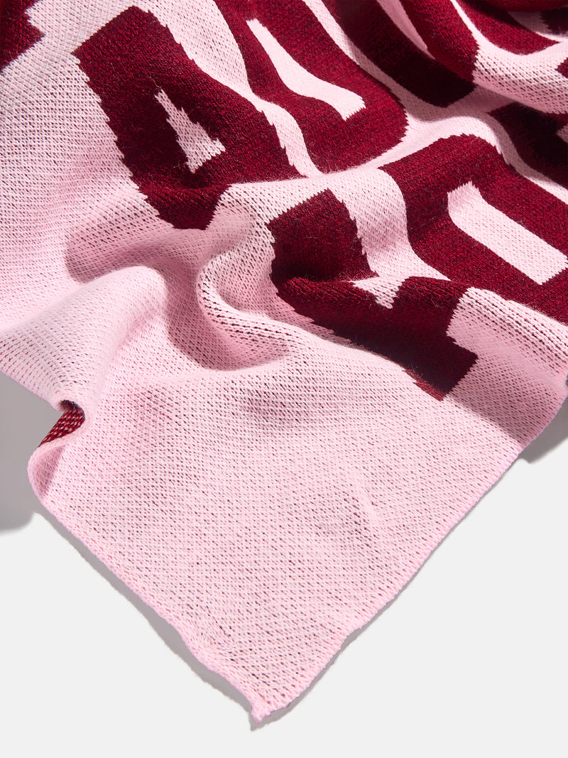 BaubleBar Ombre Name Custom Blanket - Red/Pink - 
    Custom, machine washable blanket in two sizes
  
