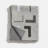 Upside Down & All Around Custom Blanket - Gray/Light Gray