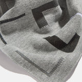 Upside Down & All Around Custom Blanket - Gray/Light Gray