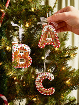 BaubleBar Gingerbread Initial Ornament - Gingerbread Initial Ornament - 
    Gingerbread man initial ornament
  
