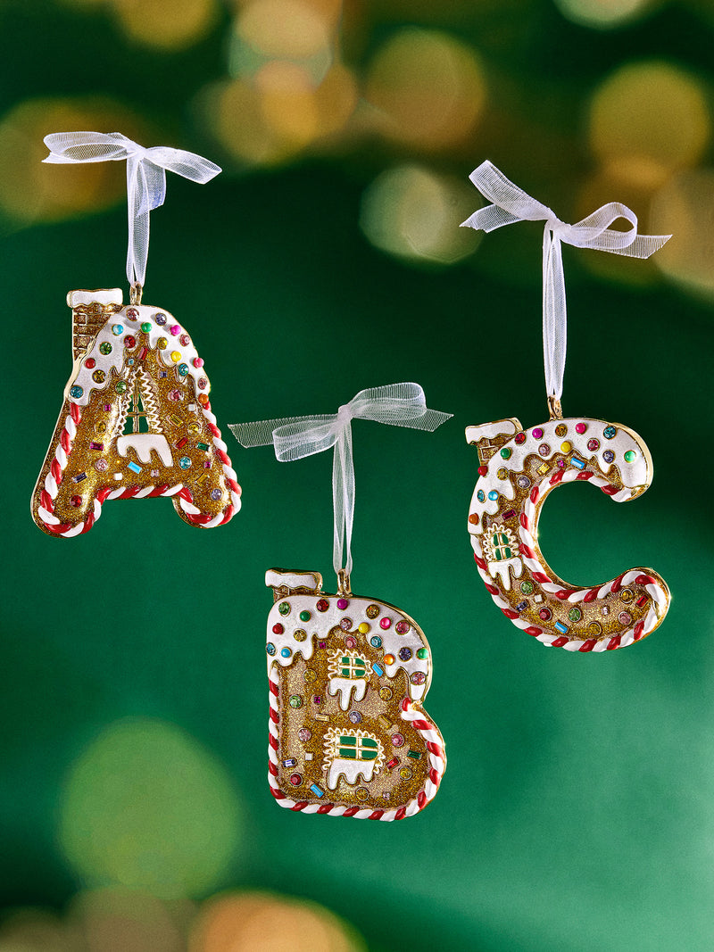 BaubleBar Gingerbread Initial Ornament - Gingerbread Initial Ornament - 
    Gingerbread man initial ornament
  
