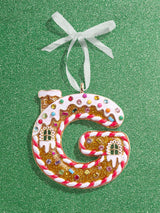 BaubleBar G - 
    Gingerbread man initial ornament
  
