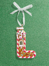 BaubleBar L - 
    Gingerbread man initial ornament
  
