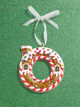 BaubleBar O - 
    Gingerbread man initial ornament
  
