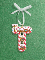 BaubleBar T - 
    Gingerbread man initial ornament
  
