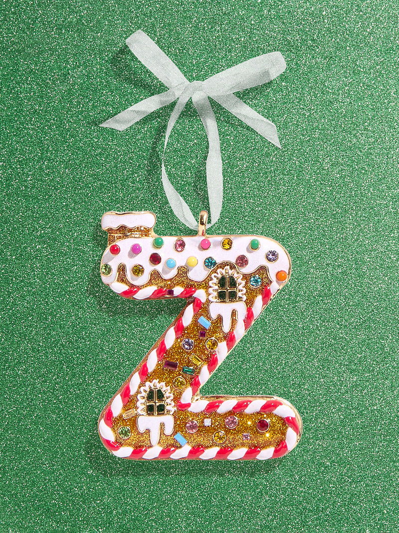 BaubleBar Z - 
    Gingerbread man initial ornament
  
