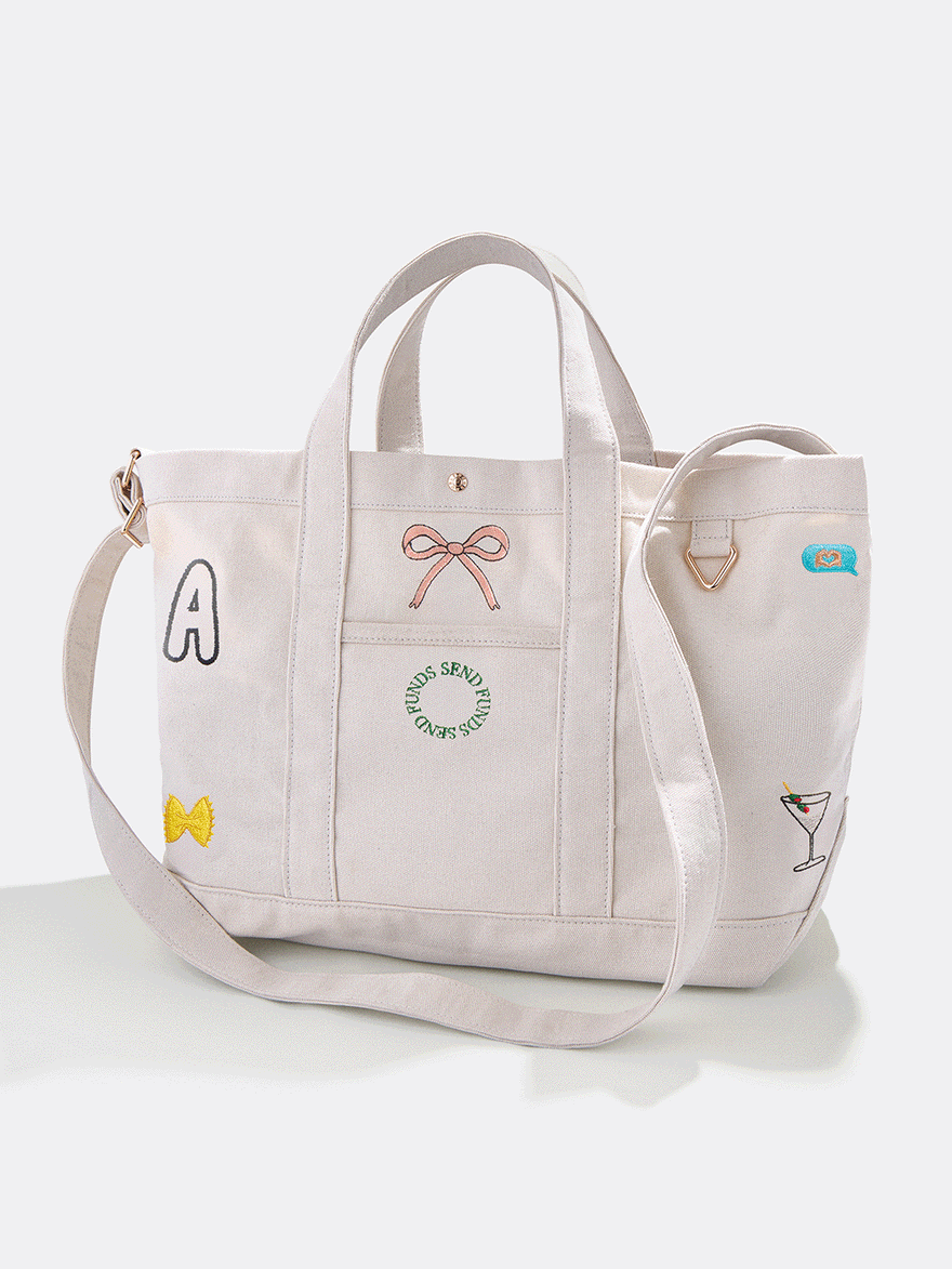 Custom Icon Tote - Natural (PIVOT COPY)