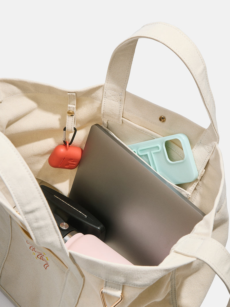 BaubleBar Custom Icon Tote - Natural (PIVOT COPY) - 
    Enjoy 20% Off - 3 Days OnlyEnjoy 20% Off Sitewide - 3 Days Only
  
