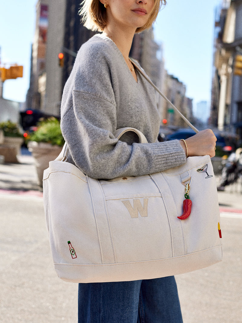 BaubleBar Custom Icon Tote - Natural (PIVOT COPY) - 
    Enjoy 20% Off - 3 Days OnlyEnjoy 20% Off Sitewide - 3 Days Only
  
