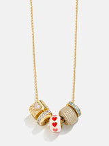 BaubleBar Custom Bead Charm Necklace - Gold - 
    Customizable charm necklace
  
