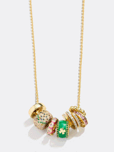 BaubleBar Custom Bead Charm Necklace - Gold - 
    Customizable charm necklace
  
