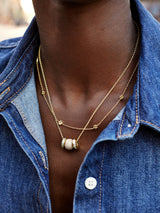 BaubleBar Custom Bead Charm Necklace - Gold - 
    Customizable charm necklace
  
